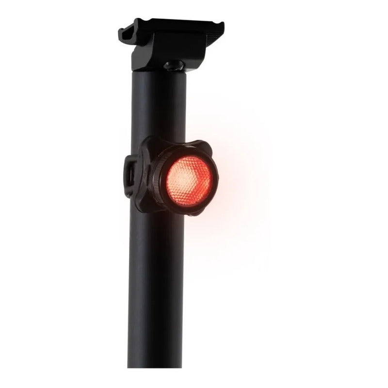 Luz Trasera Gw Bicicleta Federal Negra