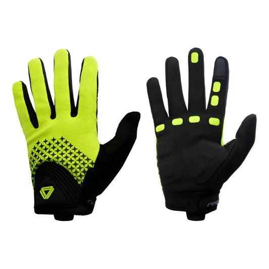 Guantes Largos En Gel Gw Ciclismo Bicicletas Mtb Ruta Color Amarillo Talla S