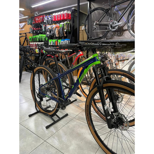 Bicicleta Gw Hawk Montaña Mtb Deore 12 Velocidades Azul/verde 17