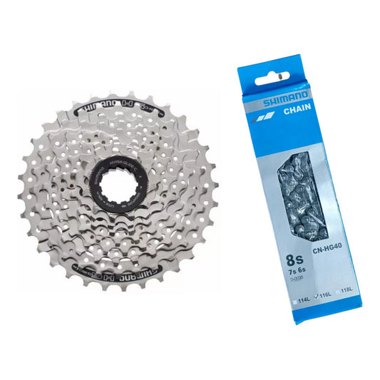 Pacha Cassette + Cadenilla Shimano Original 8v