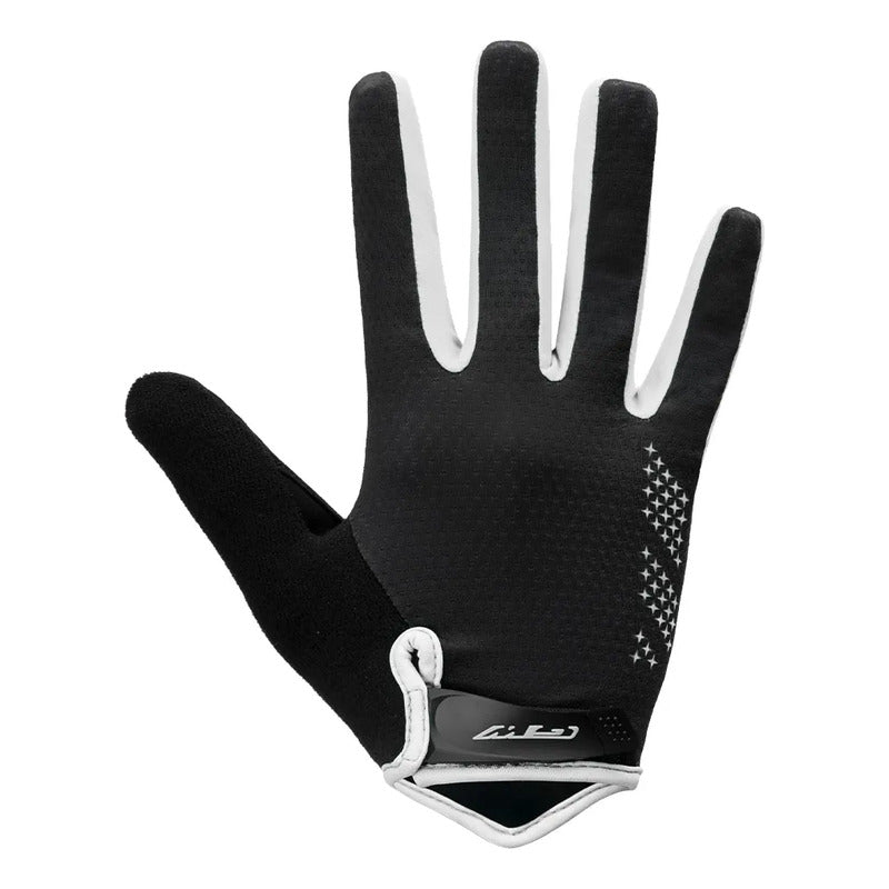 Guantes De Ciclismo Mtb Ruta Dedo Largo Gw Shell Gel Negro-blanco L