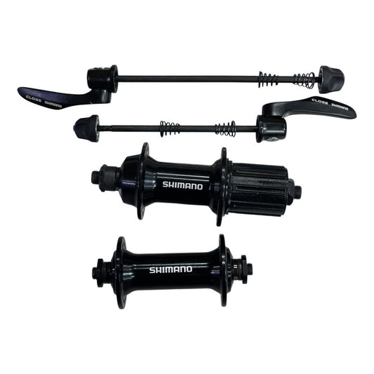 Juego De Manzanas Shimano Rs400 10-11v Herradura 36h Negro