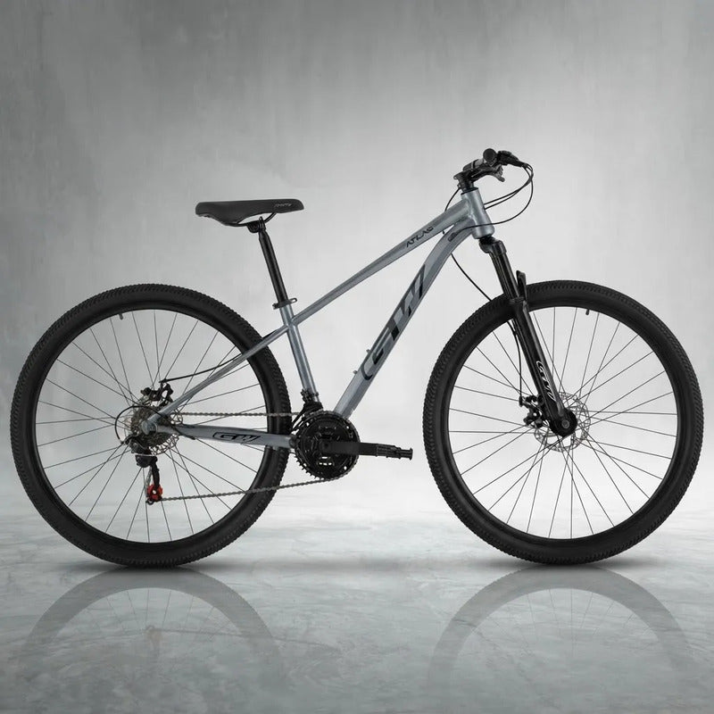 Bicicleta Mtb Gw Atlas 29 Con Freno De Disco Gris Metálico 19