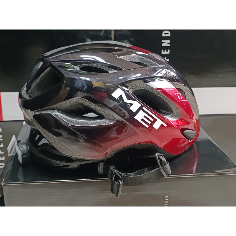 Casco Bicicleta Met Idolo Luz Original Ciclismo Ruta Mtb