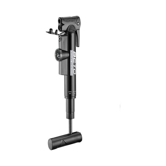 Mini Bomba Bicicleta Ruta Mtb Manometro  Negro