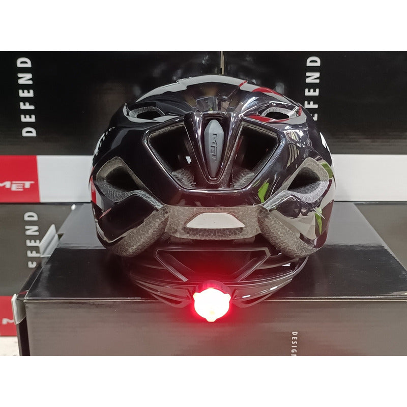 Casco Bicicleta Met Idolo Luz Original Ciclismo Ruta Mtb