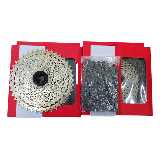 Pacha + Cadenilla Sunrace Bicicleta Mtb 9v
