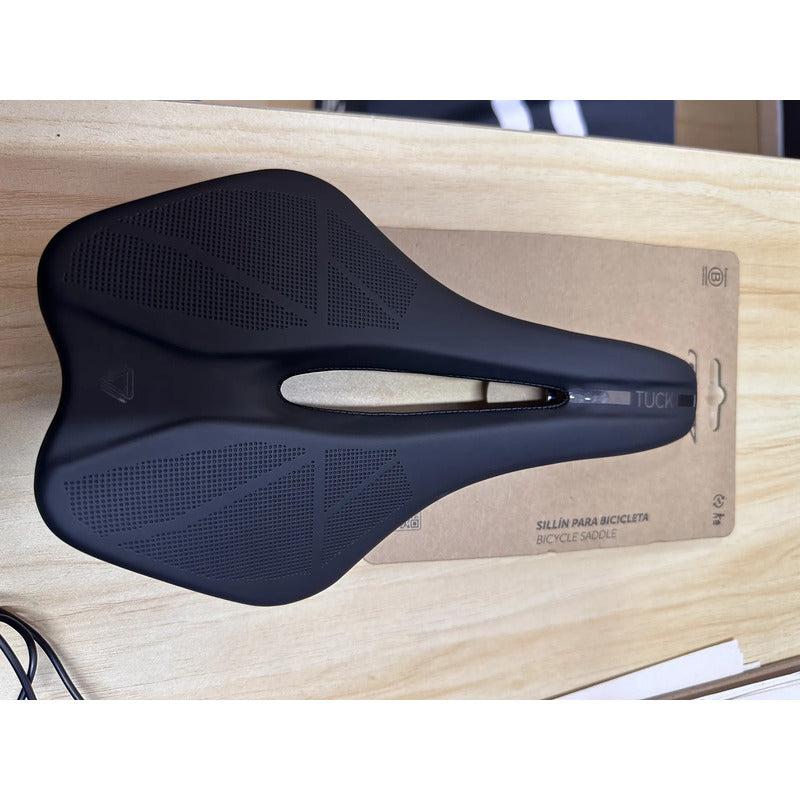 Sillín Gw Ciclismo Bicicleta Ruta Y Mtb Tuck Negro 15 Cm