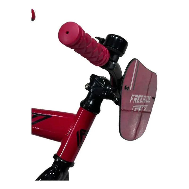 Bicicleta De Impulso Balance Iniciación Gw Freeride Color Rojo Fire