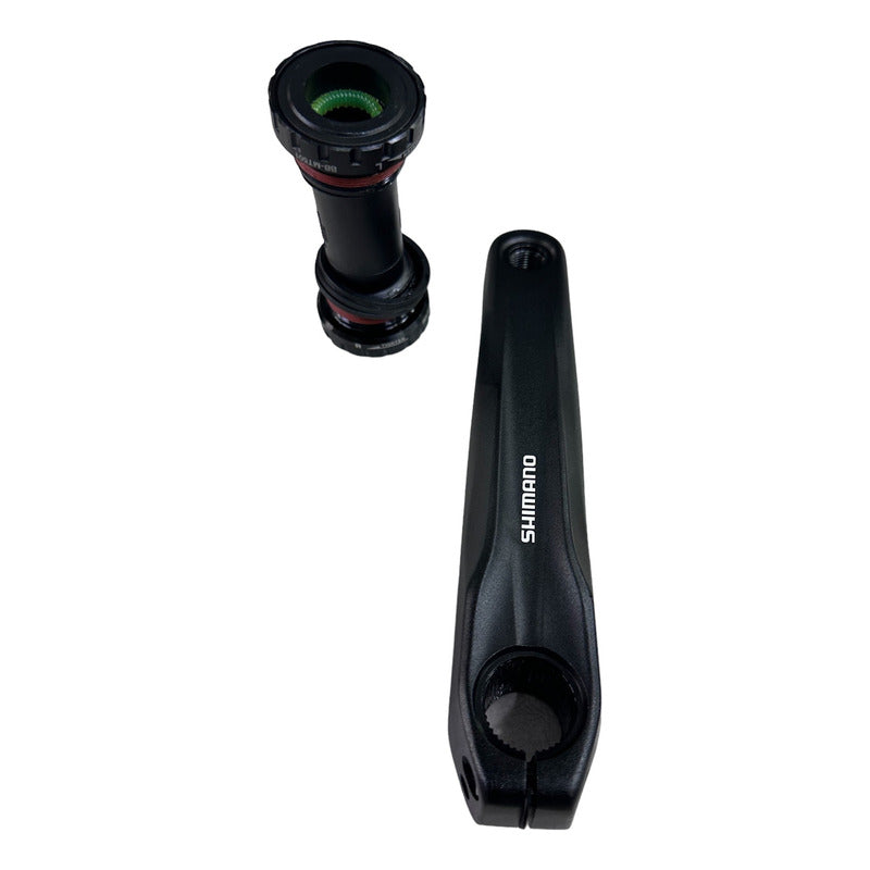Juego De Bielas Shimano Fc-mt210-3 40-30-22t 9v Negro