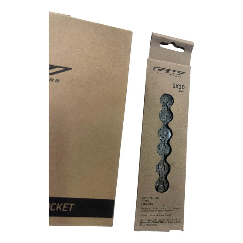Pacha Cassete + Cadenilla Gw 10v Mtb 11-42/11-40 Cantidad Máxima De Dientes 40 Cantidad Mínima De Dientes 11 Color Plateado