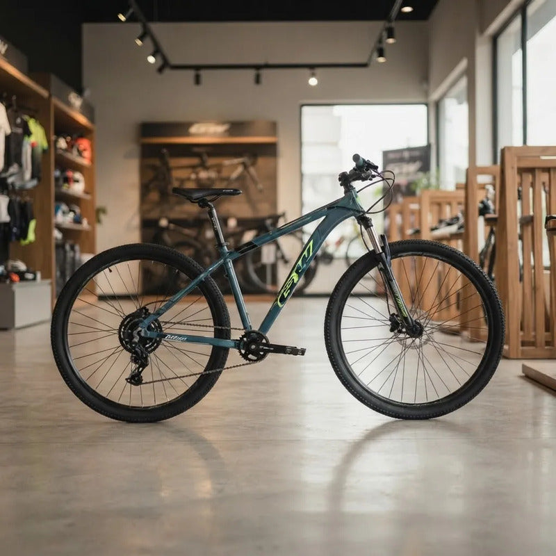 Bicicleta Mtb Gw Zebra Hidraulica 29 2x8 Aluminio Gris Denim 17