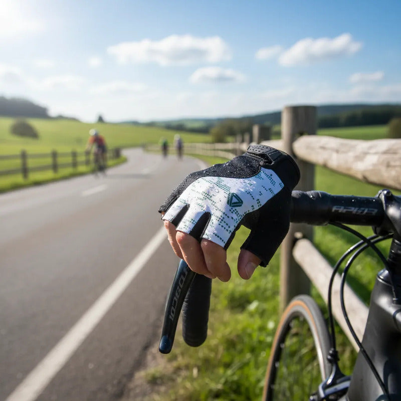 Guantes Ciclismo Mtb Ruta Corto Gw Chill Blanco S