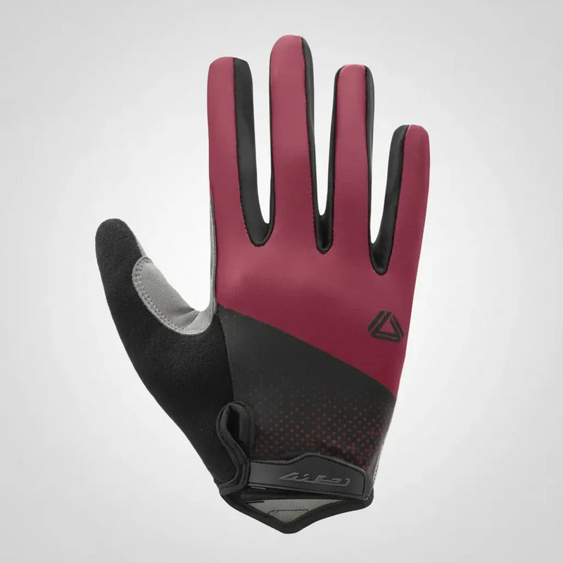 Guantes Ciclismo Gw Tyko Dedo Largo Comfort Negro Rojo L