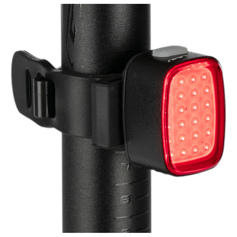 Luz Trasera Para Bicicleta Gw Spark C100 Usb Negro