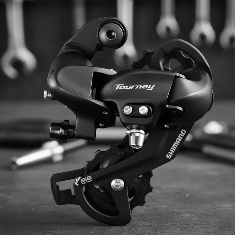 Desviador Trasero Tensor Shimano Ty300 Tourney Negro Largo