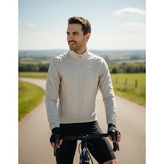Chaqueta Ciclismo Mtb Ruta Gw Lane Cortavientos Marfil S Lisa