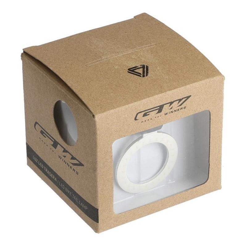 Luz Bicicleta Gw Redonda Corazon Led Recargable Usb