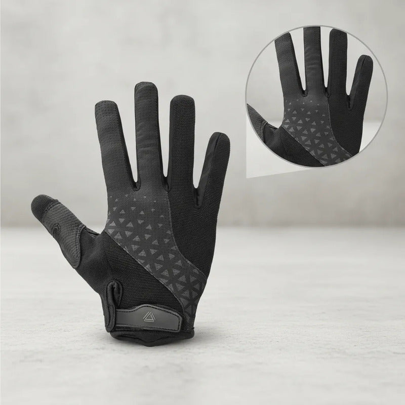 Guantes Ciclismo Mtb Ruta Largo Gw Flow Negro-gris S