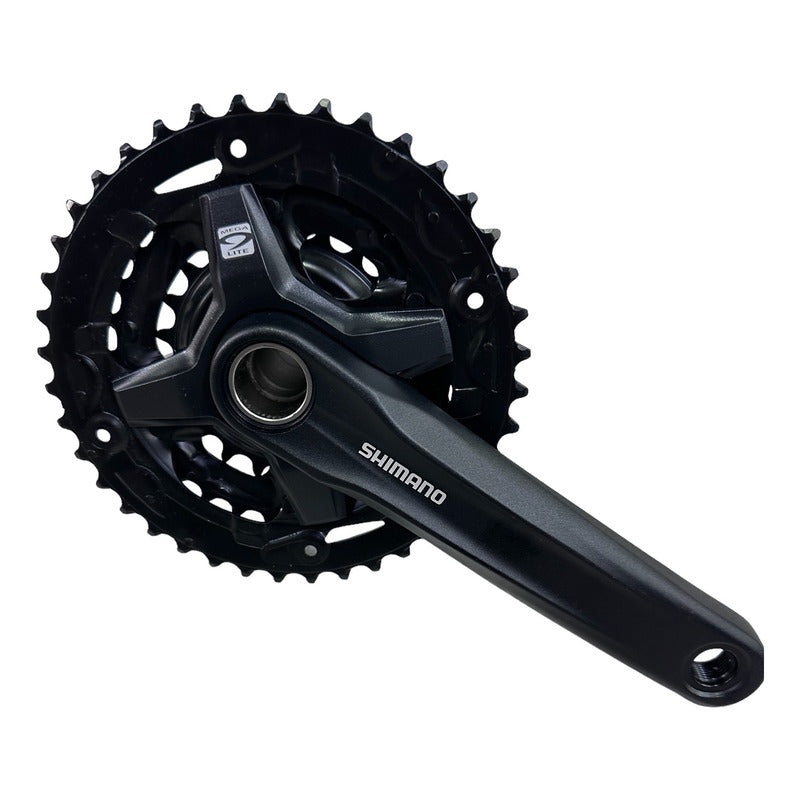 Juego De Bielas Shimano Fc-mt210-3 40-30-22t 9v Negro