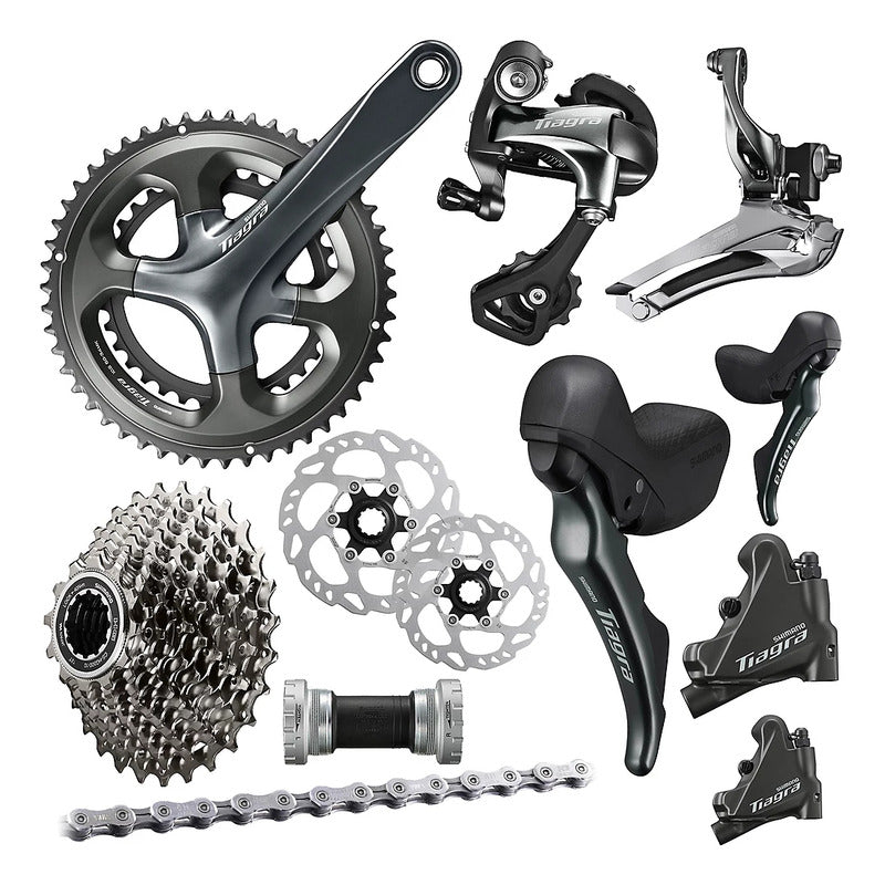 Grupo Bicicleta Shimano Tiagra 4720 Hidráulico Ruta