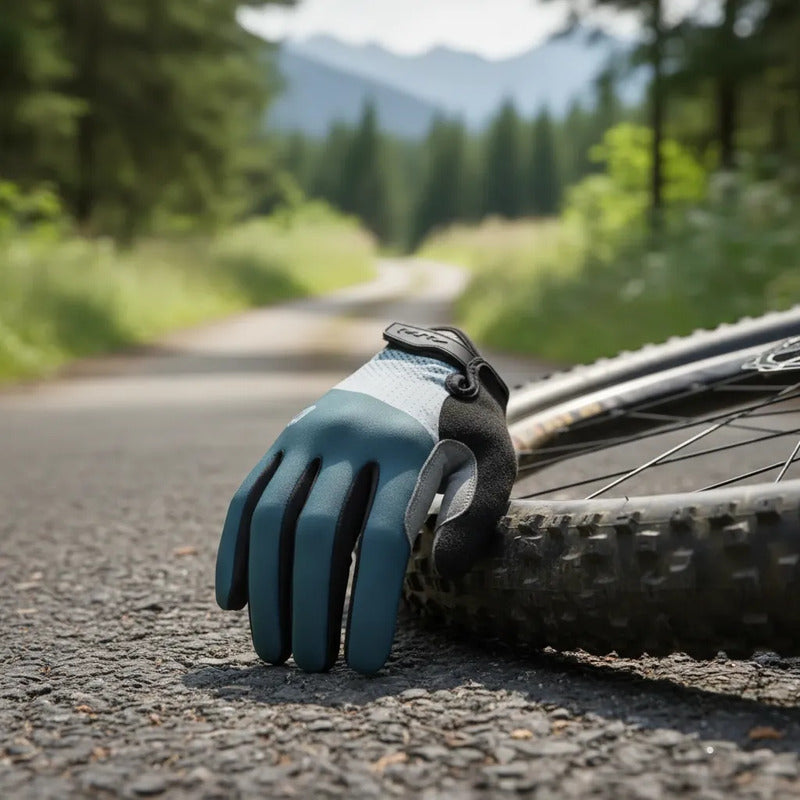 Guantes Ciclismo Gw Tyko Dedo Largo Comfort Azul Petróleo Xl