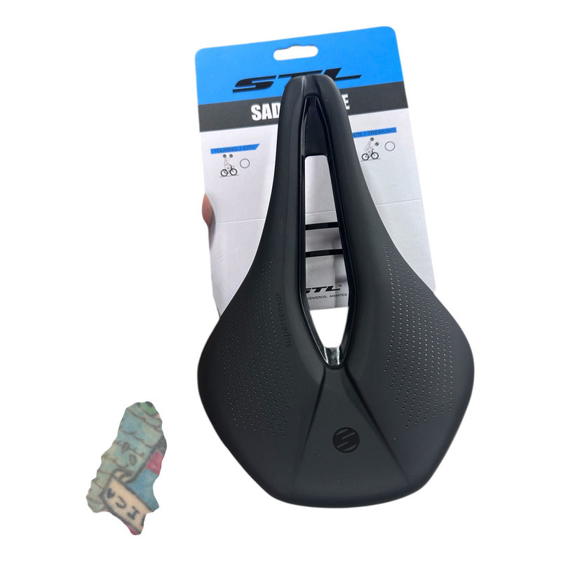 Sillin Bicicleta Stl Ergonómico Cromo Ligero Ruta Mtb