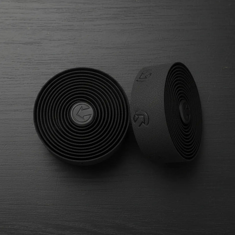 Cintas De Manubrio Ruta Peaked Sport Corcho Negro 2.5mm Pro Negro Lisa