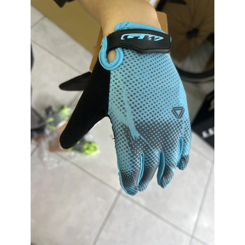 Guantes Gw Pulse Niños Niñas Bicicletas Ruta Y Mtb Azul L