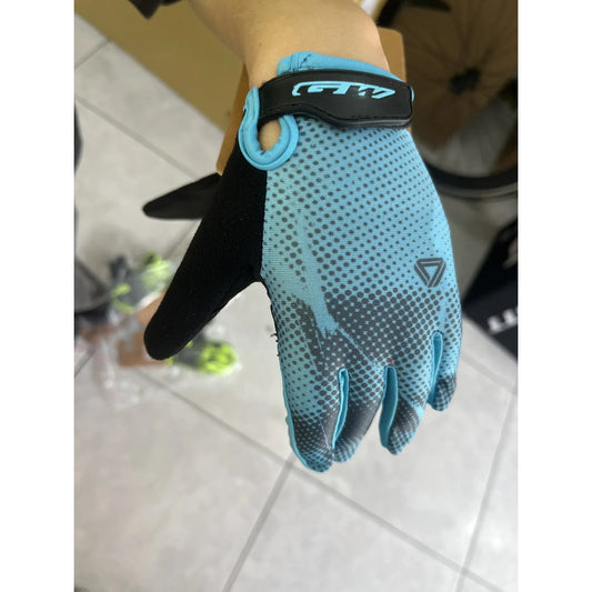 Guantes Gw Pulse Niños Niñas Bicicletas Ruta Y Mtb Azul L