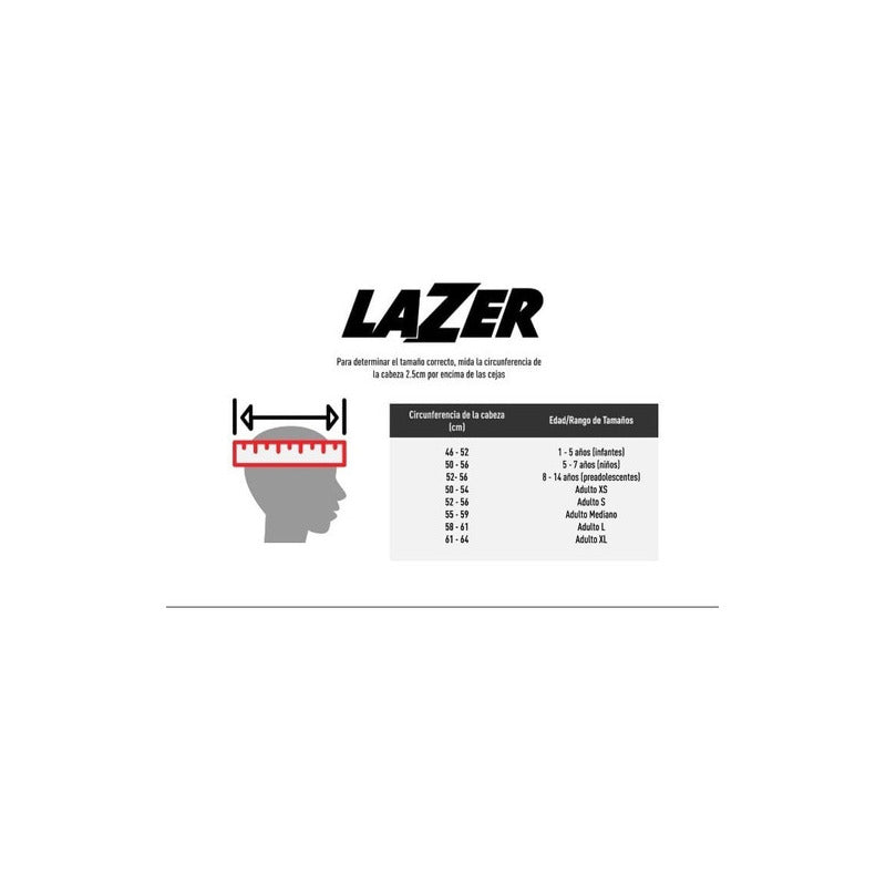 Casco De Bicicleta Lazer Compact Para Mtb Talle M/l En Rojo
