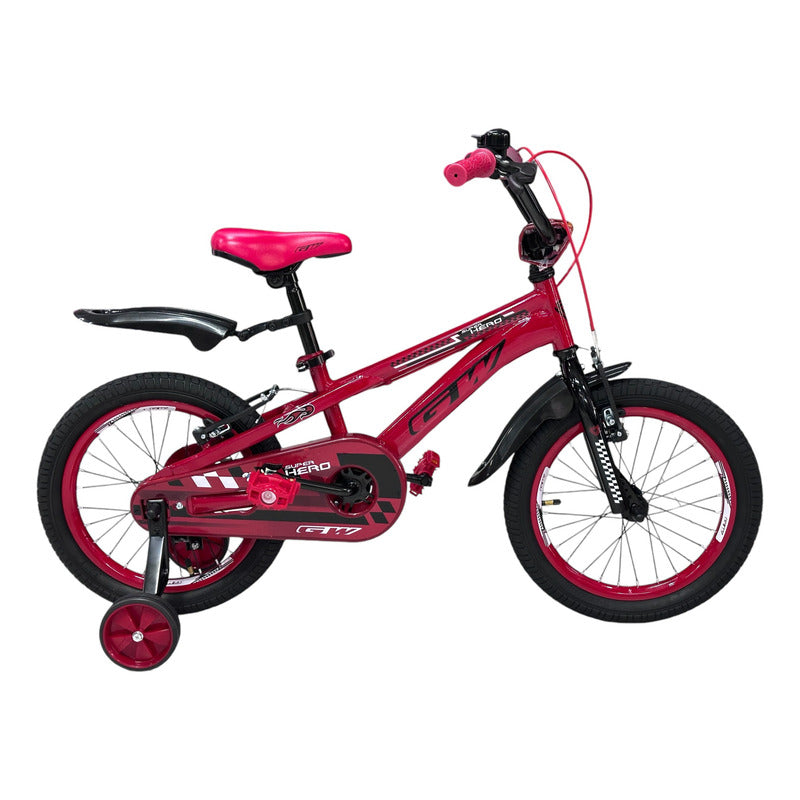 Bicicleta Infantil Gw Super Hero Niño Rin 16