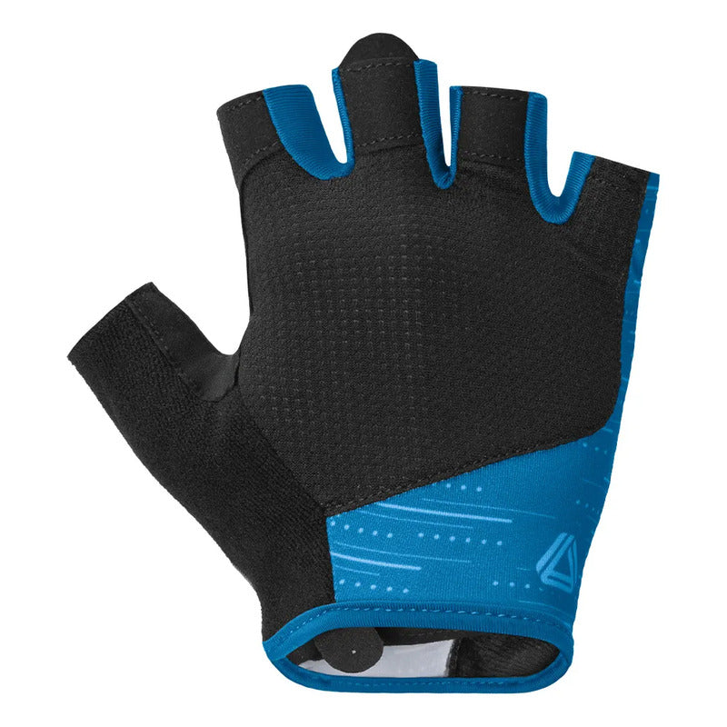 Guantes Ciclismo Dedo Corto Gw Jet Gel Azul L