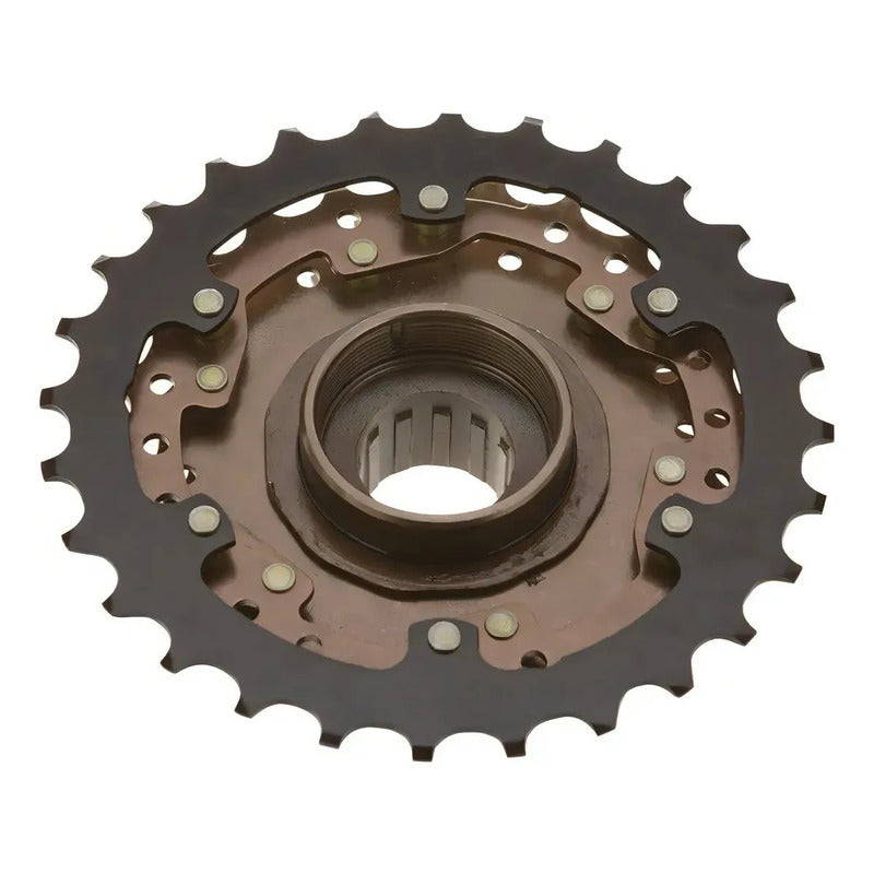 Piñon Shimano A Rosca 7v 14 - 28 Acero Tz21 Bulk Café 14 28