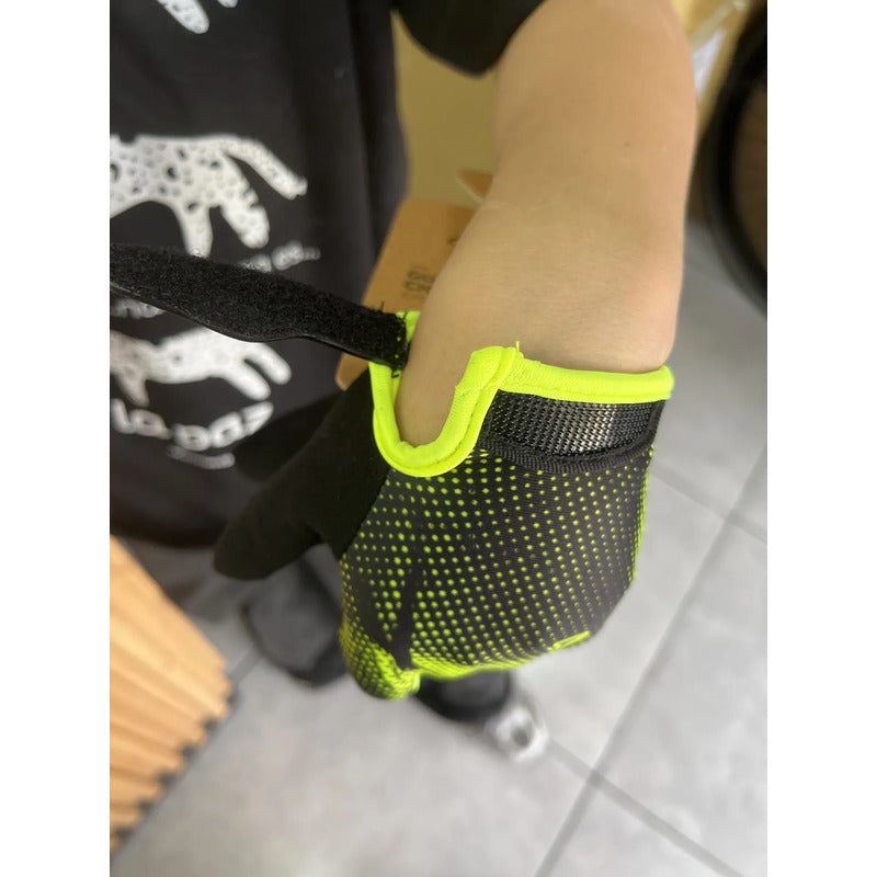 Guantes Gw Pulse Niños Niñas Bicicletas Ruta Y Mtb Verde S