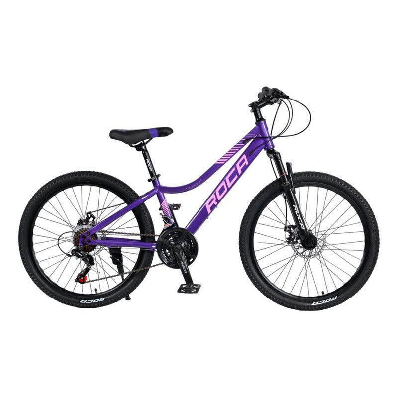 Bicicleta Rin 24 Freno Disco 7 Velocidades Niño Niña Roca