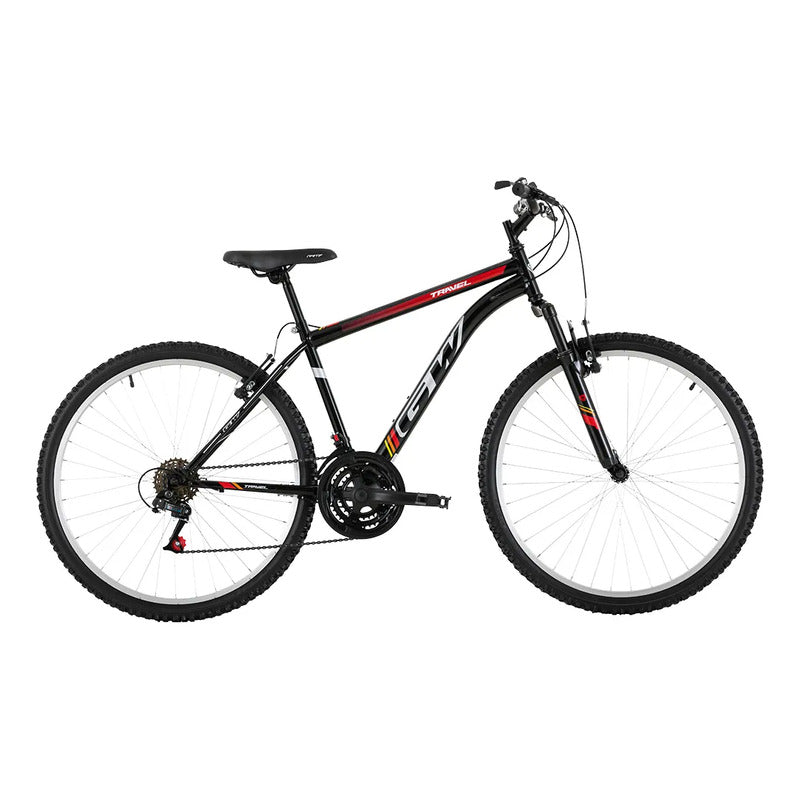 Bicicleta Gw Travel Mtb Aro 24 6v Para Niños Negro 24