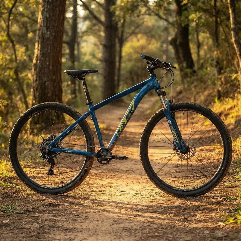 Bicicleta Mtb Gw Zebra Hidraulica 29 2x8 Aluminio Azul Denim-amarillo 15