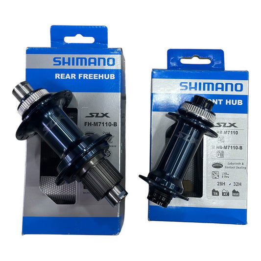 Juego De Cubos Manzanas Shimano Slx M7110 32h 100/142mm 12v Negro