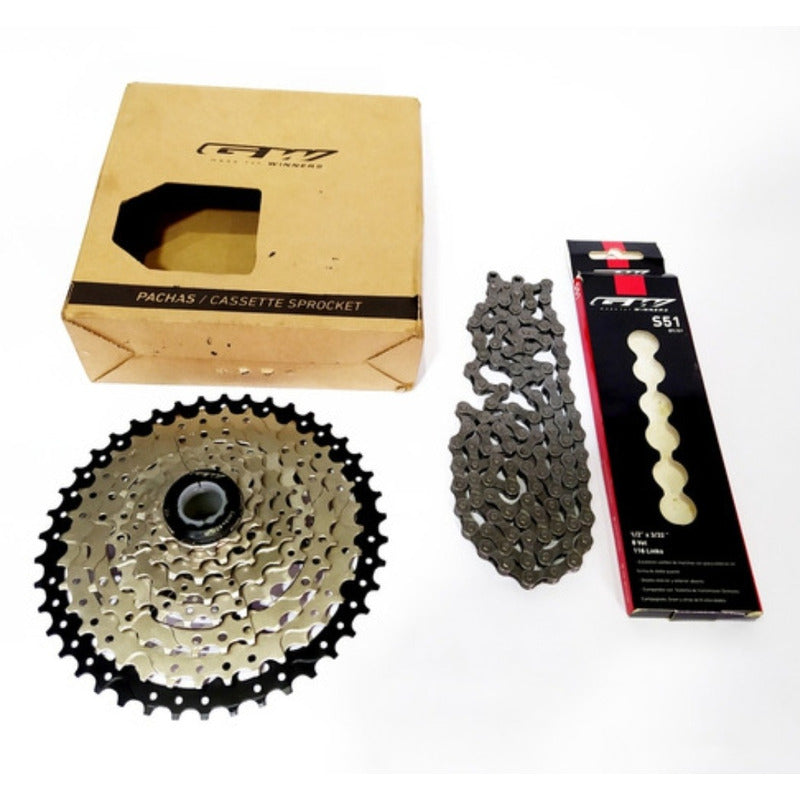Combo Pacha Gw Cassette 8v+ Cadenilla Gw 8v