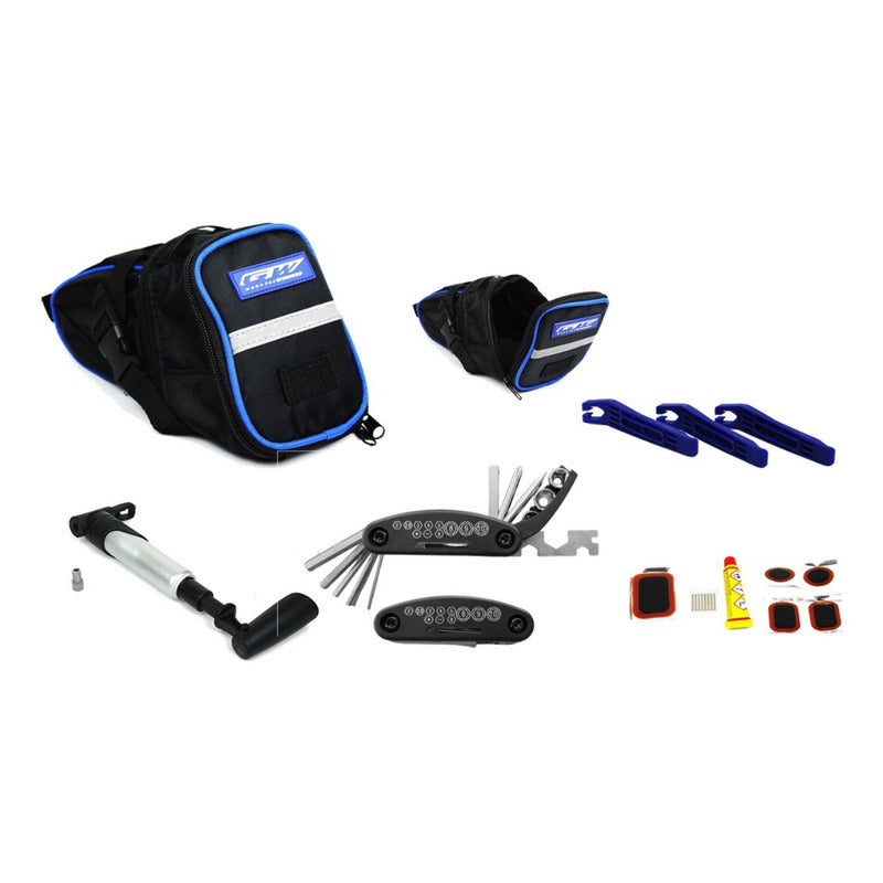 Bolso Herramienta Bicicleta + Kit Herramientas Gw Original