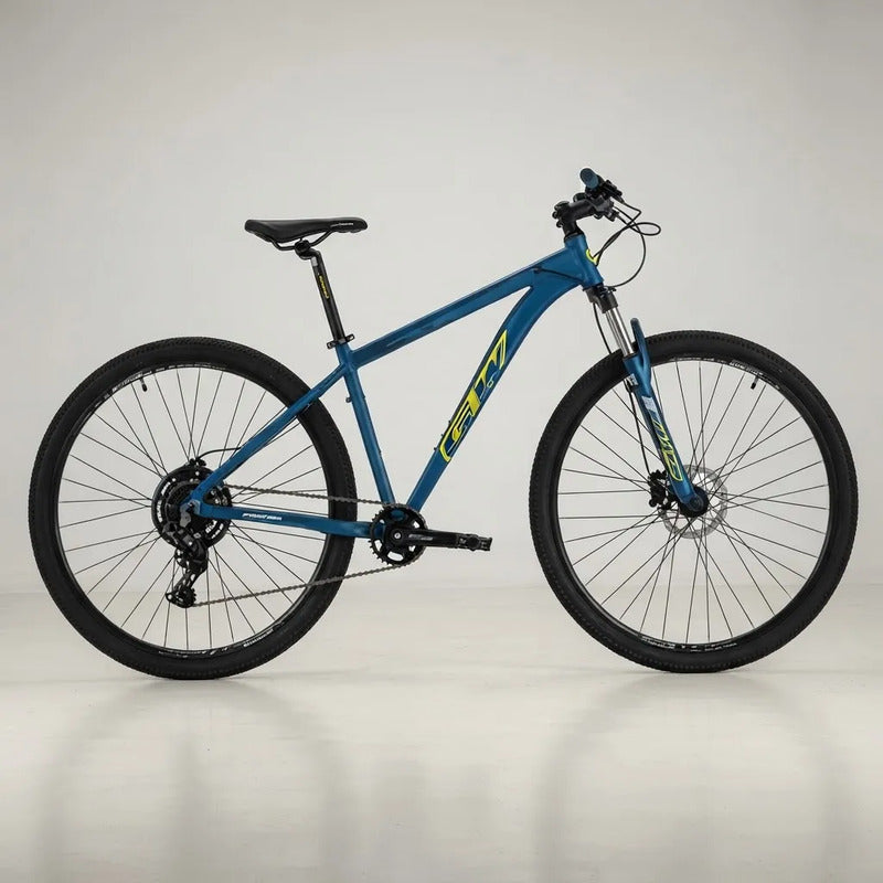 Bicicleta Mtb Gw Zebra Hidraulica 29 2x8 Aluminio Azul Denim-amarillo 19