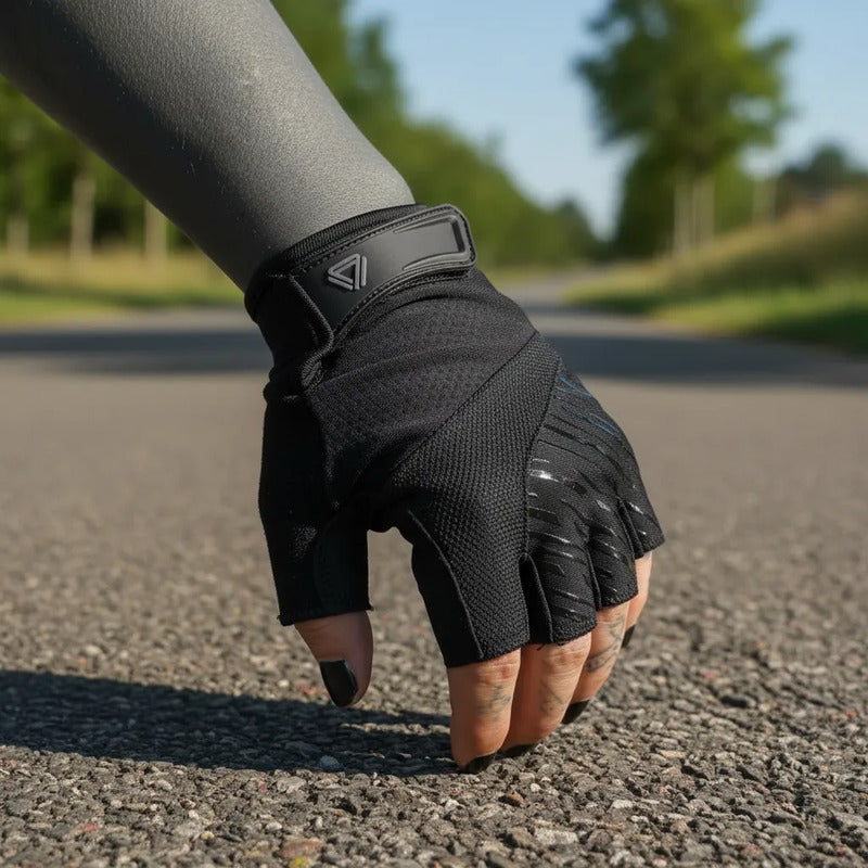 Guantes Ciclismo Gw Helt Dedo Corto Negro S