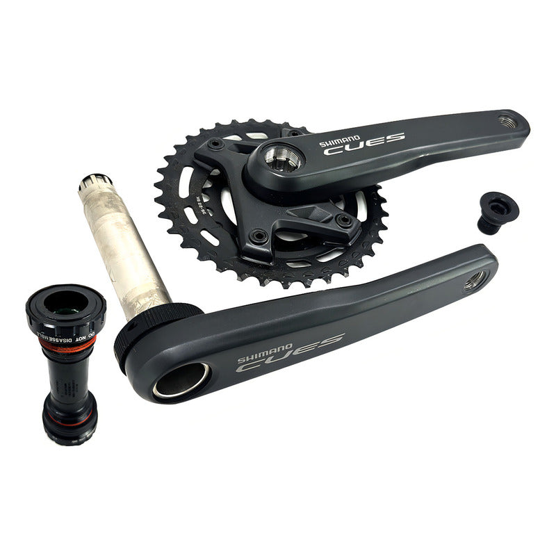 Grupo Mtb Shimano Cues U6000 2x11 Velocidades Biplato 36/22 Pacha 11-45