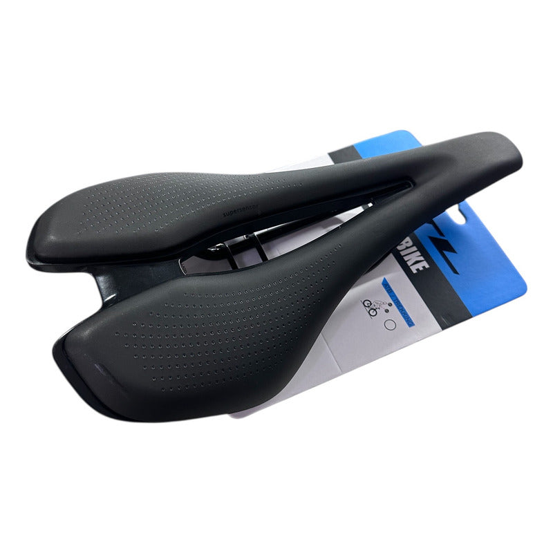 Sillin Bicicleta Stl Ergonómico Antiprostatico Original  Negro 14 Cm 25 Cm