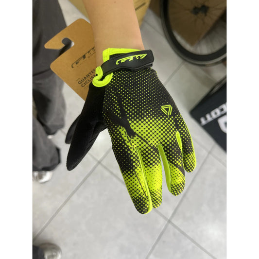Guantes Gw Pulse Niños Niñas Bicicletas Ruta Y Mtb Verde S