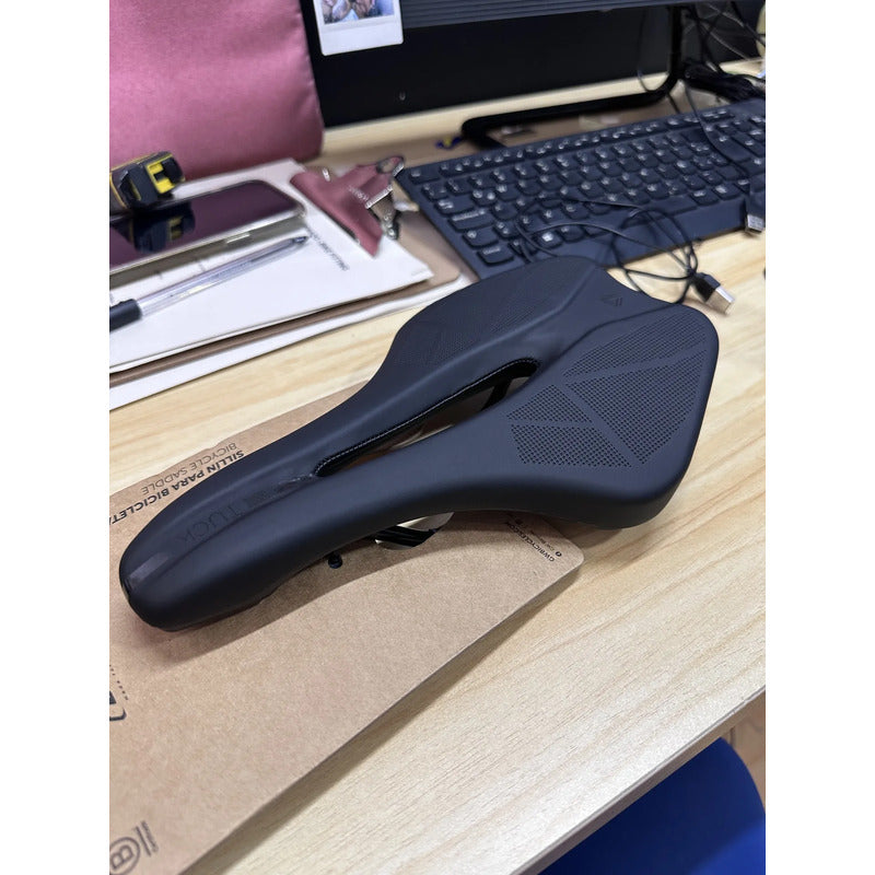 Sillín Gw Ciclismo Bicicleta Ruta Y Mtb Tuck Negro 15 Cm