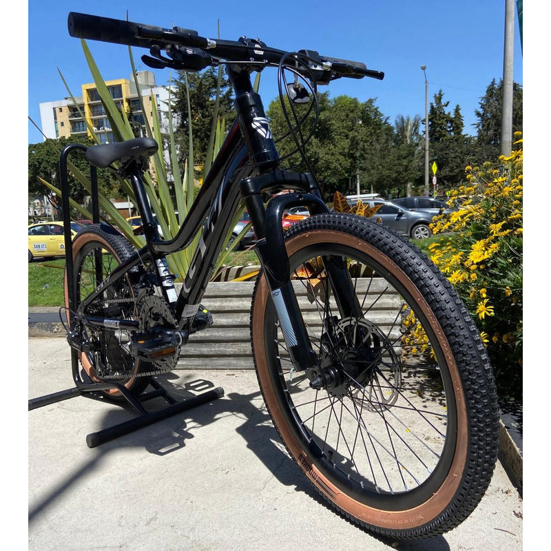 Bicicleta Gw Monkey Rin 20 Aluminio Niño Niña Color Negro Tamaño Del Marco 20