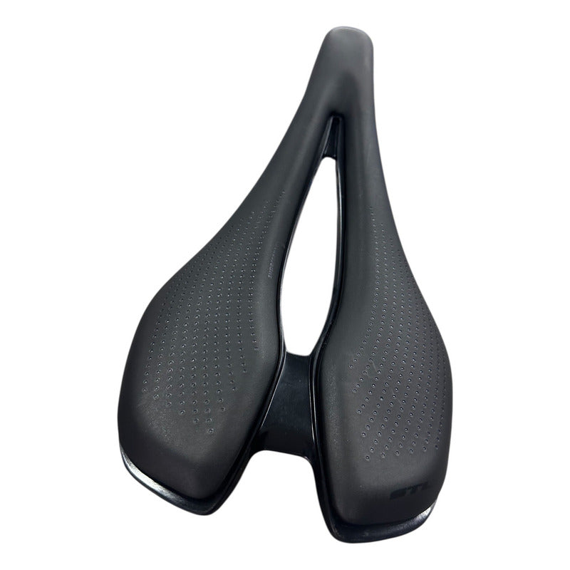 Sillin Bicicleta Stl Ergonómico Antiprostatico Original  Negro 14 Cm 25 Cm