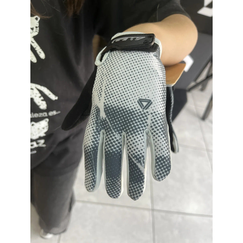 Guantes Gw Pulse Niños Niñas Bicicletas Ruta Y Mtb Gris S